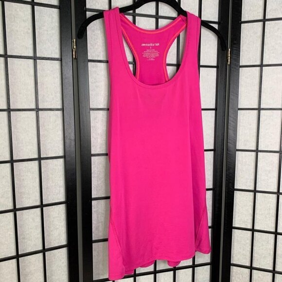 Marika Tek Athletic Yoga Workout Running Tank Top Pink Small - Picture 2 of 7